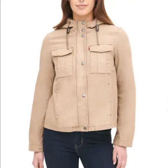 LEVI’S Cropped Hooded Jacket - Picture 2 of 7